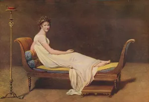 Pastel Prints: Madame Recamier, 1800, (c1915). Artist: Jacques Louis David