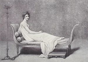Baron Gerard Gallery: Madame Récamier, 1909. 1909. Creator: Timothy Cole