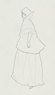 Madame Réjane, 1894. Creator: Aubrey Beardsley