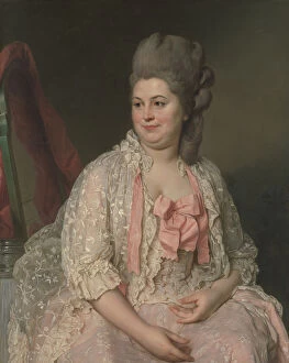 Embroidery Gallery: Madame de Saint-Morys (Eleonore Elisabeth Angelique de Beauterne, 1742-1824), 1776