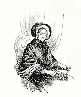 Tableau Prints: Madame Tussaud, 1925. Creator: Howard Davie