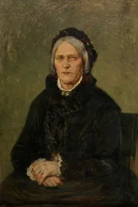 Mourning Dress Prints: Madame Van Camp, the Artist's Mother, mid-late 19th century. Creator: Camille Van Camp