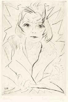 Walter Gallery: Madchen (Girl), 1921. Creator: Walter Gramatté