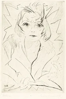 Madchen (Girl), 1921. Creator: Walter Gramatté
