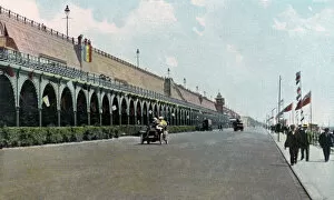 Madeira Road motor track, Brighton, East Sussex, c1900s-c1920s