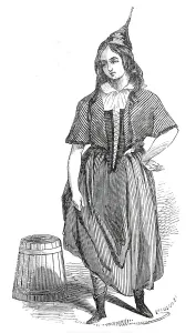 Madeirese costume, 1845. Creator: Unknown