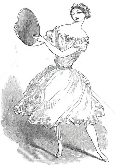 Adele Prints: Mademoiselle A. Dumilatre, 1845. Creator: Unknown