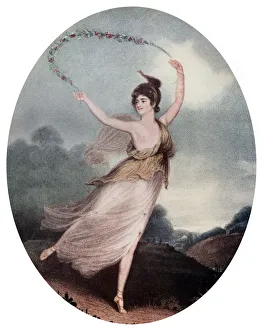 Mademoiselle Celine Parisot, 1799. Artist: Charles Turner