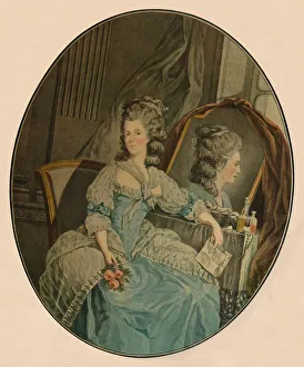 William Heinemann Ltd Collection: Mademoiselle Duthe, c1780, (1913). Artist: Jean Francois Janinet