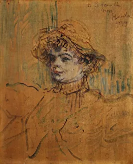 Henri De Toulouse Prints: Mademoiselle Nys, 1899. Creator: Henri de Toulouse-Lautrec