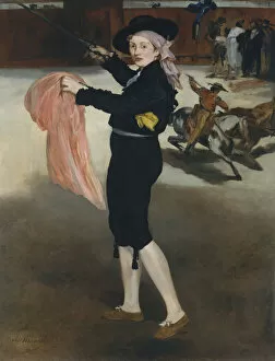 Bullfighter Collection: Mademoiselle V... in the Costume of an Espada, 1862. Creator: Edouard Manet