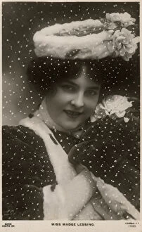 Madge Lessing, German actress, c1906
