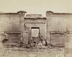 Thebes As Said Egypt Prints: Madinet Habu, Entry Way to the Small Temple