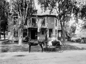 Madison, Wis. North Carroll St. between 1880 and 1899. Creator: Unknown