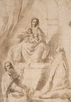Notre Dame Du Folgo Prints: Madonna, 1630/1650. Creator: Unknown