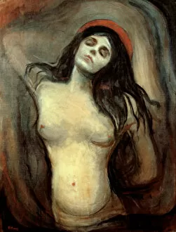 Munch Gallery: Madonna, 1894-1895. Artist: Edvard Munch