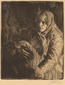 Breastfeeding Gallery: Madonna, 1900. Creator: Anders Leonard Zorn