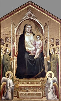 Ambrogio Collection: Madonna with All Saints by Giotto