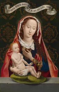 Hans 1433 40 1494 Prints: Madonna of the Apple. Artist: Memling, Hans (1433 / 40-1494)
