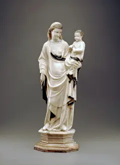 Style Prints: Madonna and Child, between 1350 and 1360. Creators: Virgin Mary, Jesus Christ, Nino Pisano