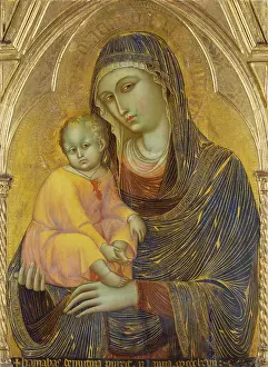 Devotion Prints: Madonna and Child, 1367. Creator: Barnaba da Modena