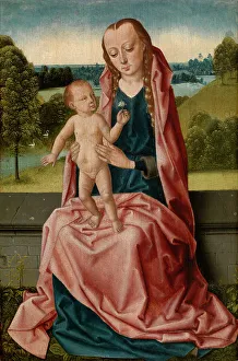 Dirk 1410 20 1475 Prints: Madonna and Child, Between 1475 and 1500. Creator: Bouts, Dirk (1410/20-1475)