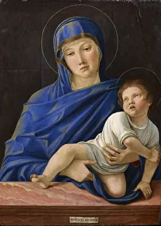 Accademia Carrara Gallery: Madonna with Child, 1476. Creator: Bellini, Giovanni (1430-1516)