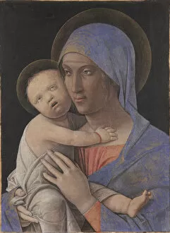 Accademia Carrara Gallery: Madonna with Child, 1480. Creator: Mantegna, Andrea (1431-1506)