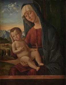 Iconography Prints: Madonna and Child, 1506-1512. Creators: Giovanni Battista Cima da Conegliano
