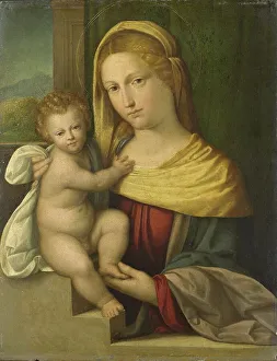 Garafano Benvenuto Da Prints: Madonna and Child, 1515-1540. Creator: Benvenuto Tisi da Garofalo