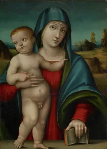 Giulio Prints: Madonna and Child, about 1515. Creator: Giulio Francia