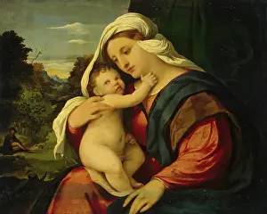 Venetian School Prints: Madonna and Child, 1515. Creator: Jacopo Palma il Vecchio