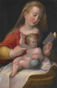 Longhi Prints: Madonna and Child, about 1580-1585. Creator: Barbara Longhi