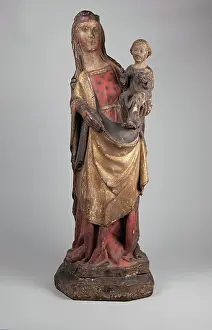 Shawl Prints: Madonna and Child, 15th or 16th century. Creator: Unknown