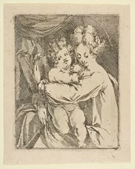 Bellange Jacques Gallery: Madonna and Child, 1612-16. Creator: Jacques Bellange