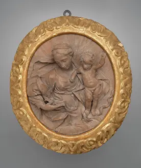 Dove Prints: Madonna and Child, 1685. Creators: Virgin Mary, Jesus Christ, Giuseppe Mazza