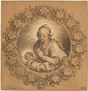 Abraham Bloemaert Gallery: Madonna and Child, 1769. Creator: Cornelis Ploos van Amstel