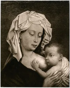 Weyden Prints: Madonna and Child, (1927). Artist: Rogier Van der Weyden