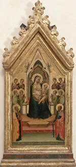Madonna and Child with eight Angels and Saints Peter and Paul