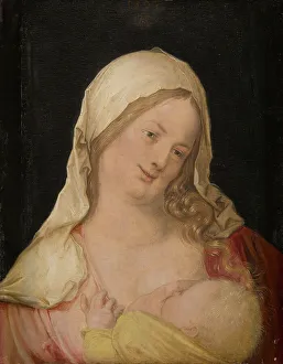 Art History Museum Prints: Madonna with Child at the Breast, 1503. Creator: Dürer, Albrecht (1471-1528)