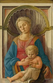Lippi Filippo Prints: Madonna and Child, c. 1440. Creator: Filippo Lippi
