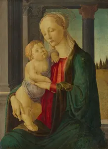 Botticelli Prints: Madonna and Child, c. 1470. Creator: Sandro Botticelli
