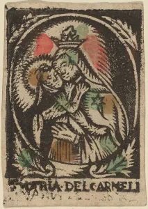 Iconography Prints: Madonna and Child, c. 1475/1500. Creator: Unknown