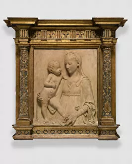 Affection Gallery: Madonna and Child, c. 1480. Creator: Antonio Rossellino