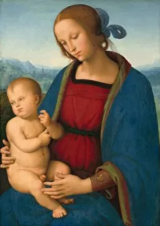 Pietro Perugino Gallery: Madonna and Child, c. 1500. Creator: Perugino