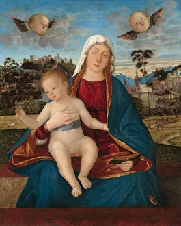 Carpaccio Prints: Madonna and Child, c. 1505 / 1510. Creator: Vittore Carpaccio