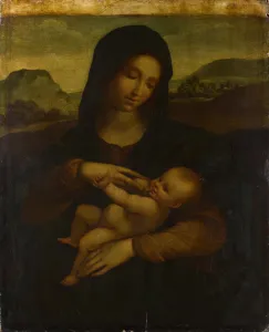 School Of Siena Prints: The Madonna and Child, c. 1520. Artist: Sodoma (1477-1549)