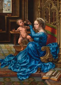 Boredom Gallery: Madonna and Child, c. 1532. Creator: Jan Gossaert