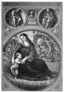 Madonna and Child, c1490 (1870). Artist: J Guillaume