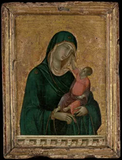 Thirteenth Century Collection: Madonna and Child, ca. 1290-1300. Creator: Duccio di Buoninsegna